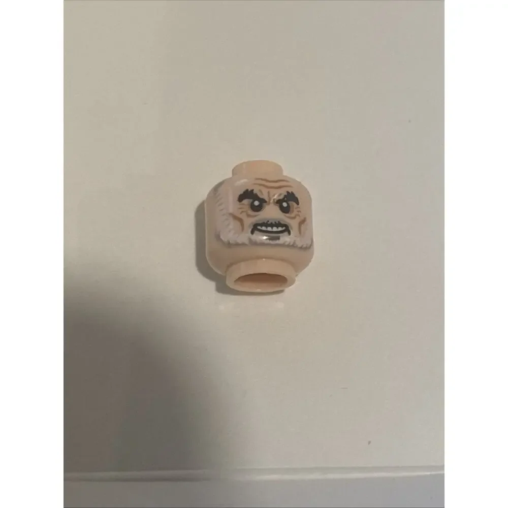 Lego Count Dooku / Saruman Minifigure Head #3626pb0938 Dual Sided